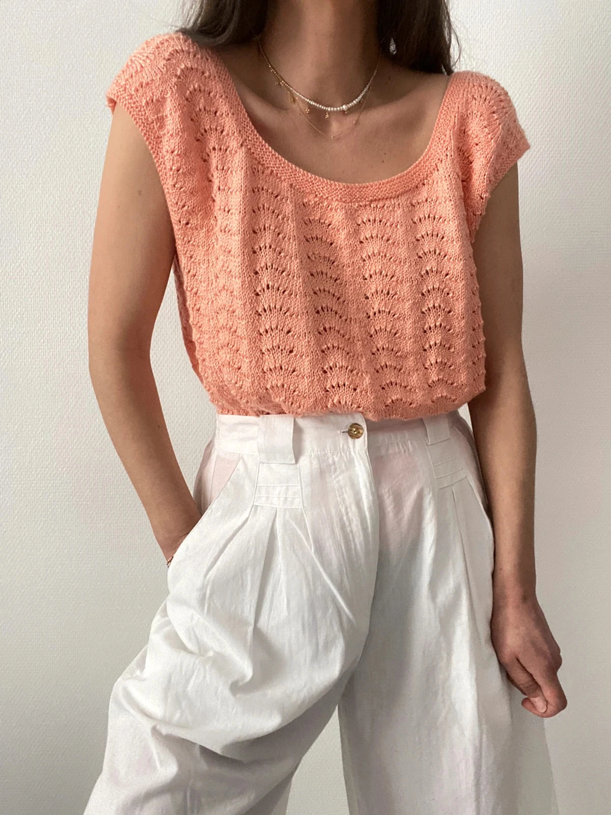 🌺Knit style sleeveless top – photo 3